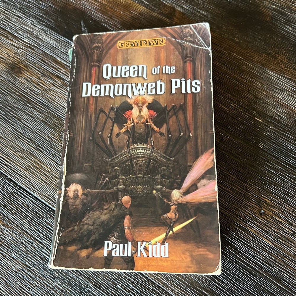 Queen of the Demonweb Pits Greyhawk Classics Dungeons Dragons Novel by Paul Kidd
