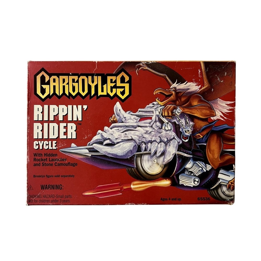 Vintage 1995 Kenner Hasbro Gargoyles Rippin' Rider Cycle New Open Box Rare
