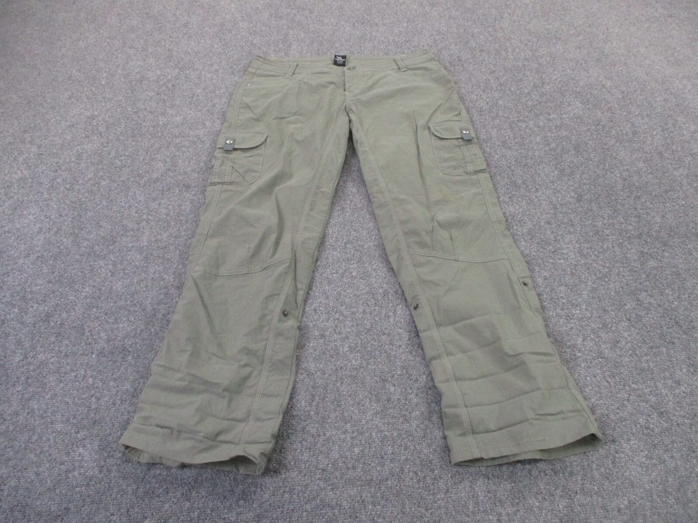 Kuhl Women's Gray Cargo Canvas Hiking Pants Legendary Workwear