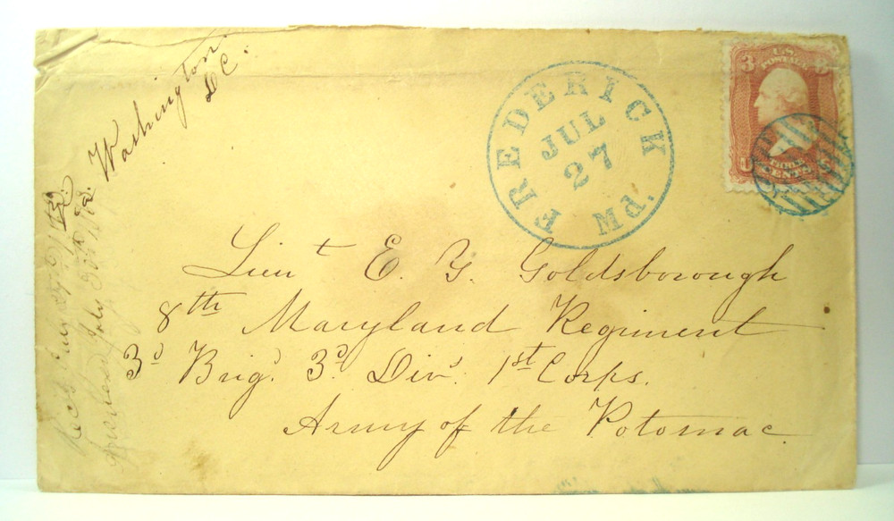 Civil War 8th MARYLAND INFANTRY REGIMENT Cover ARMY OF THE POTOMAC  New Listings