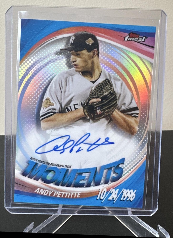 2025 Topps Finest Andy Pettitte #FMA-AP Moments Auto Yankees