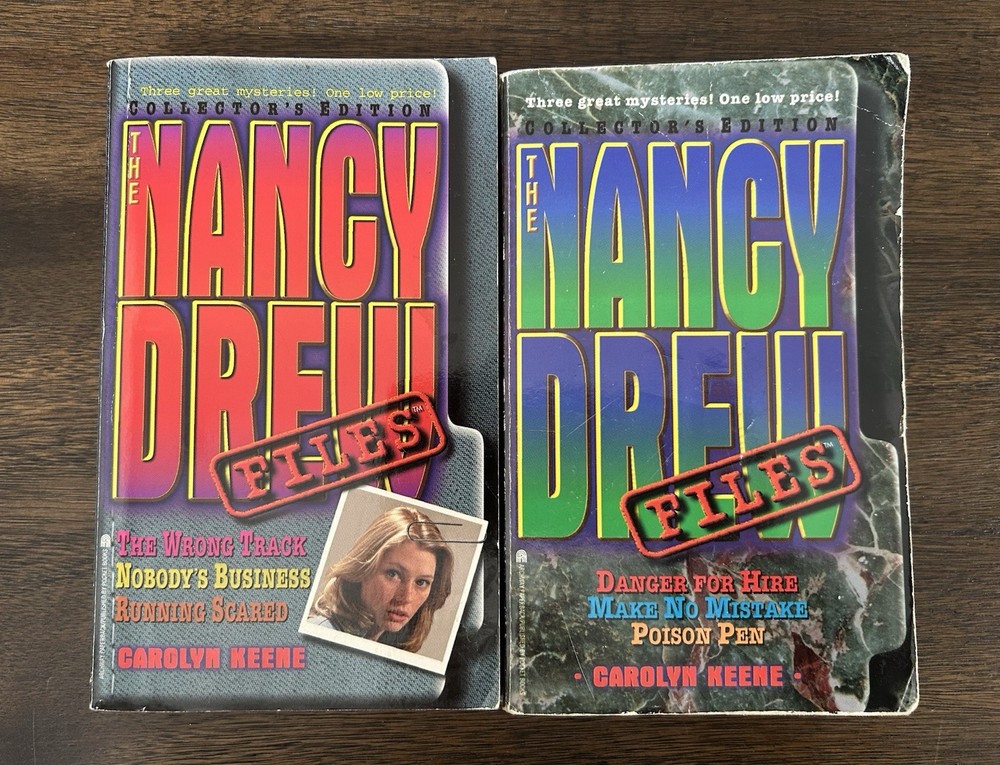 vintage Nancy Drew files collectors editions Lot Of 2