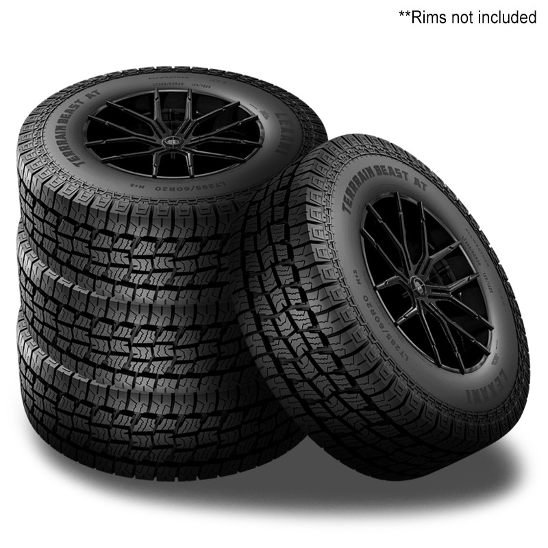 4 Lexani Terrain Beast AT LT235/70R16 104/101S All Terrain 50K Warranty 6 PLY