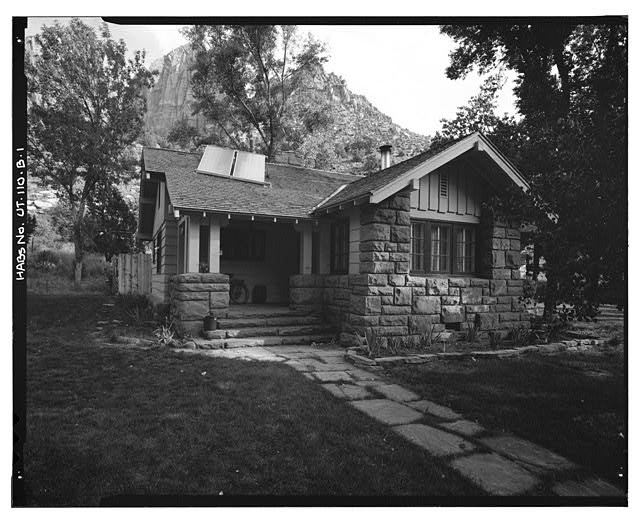 1. South front and west side; view to northeast - Oak Creek Historic Complex,