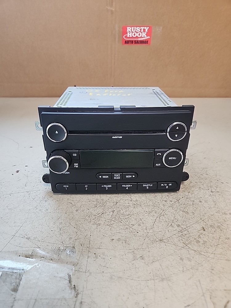2008 FORD EXPLORER FRONT DASH RADIO MP3 CD HEAD UNIT 8L2T-18C869-AG