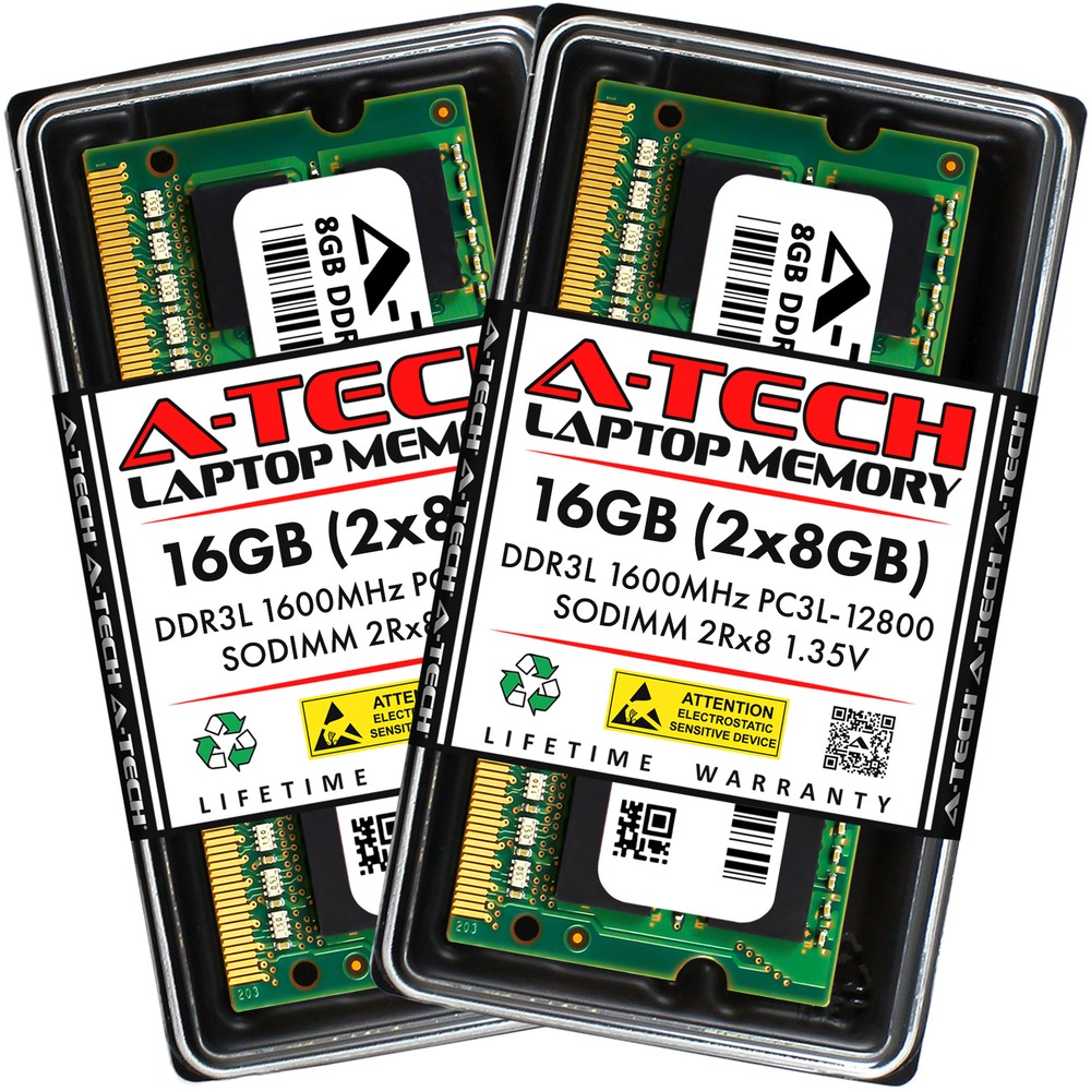 16GB 2x8GB PC3L-12800S Fujitsu LIFEBOOK A514 A555 E554 E734 E744 E754 Memory RAM