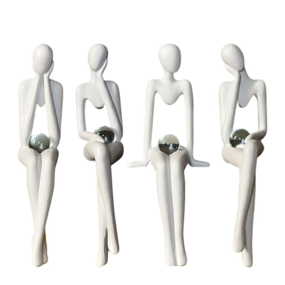 Modern Abstract Thinker Sculpture Resin Collectible Figurines for Crafts-image