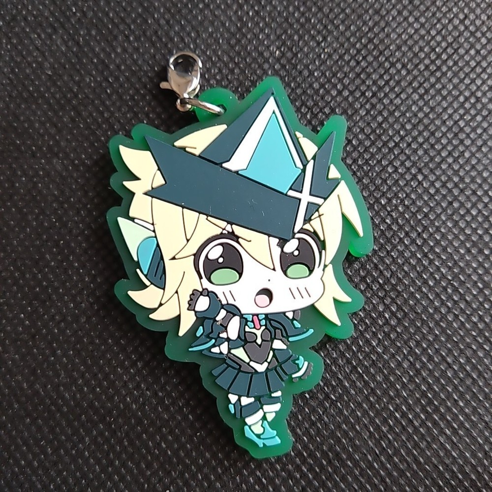 Kirika Akatsuki Senki Zesshou Symphogear RUBBER KEYCHAIN Mascot Strap Anime