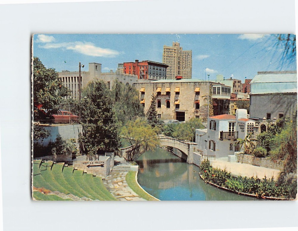 Postcard Arneson River Theater on the Banks of San Antonio River Texas USA