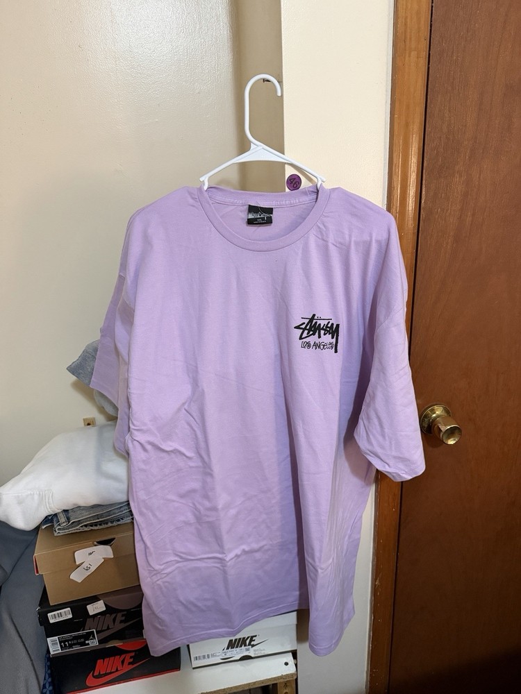 Stussy Los Angeles Chapter Tee Shirt Purple XXL