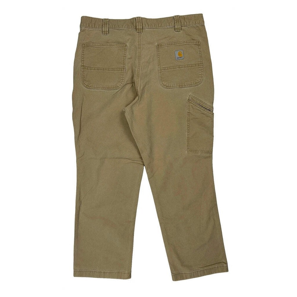 Carhartt Double Knee Carpenter Pants - 38W 30L Khaki Cotton
