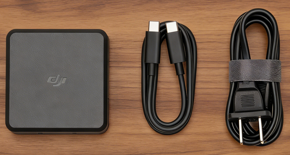 DJI 100W Desktop Charger – Dual USB‑C Fast Charge for Mavic 3/Air 3/Avata