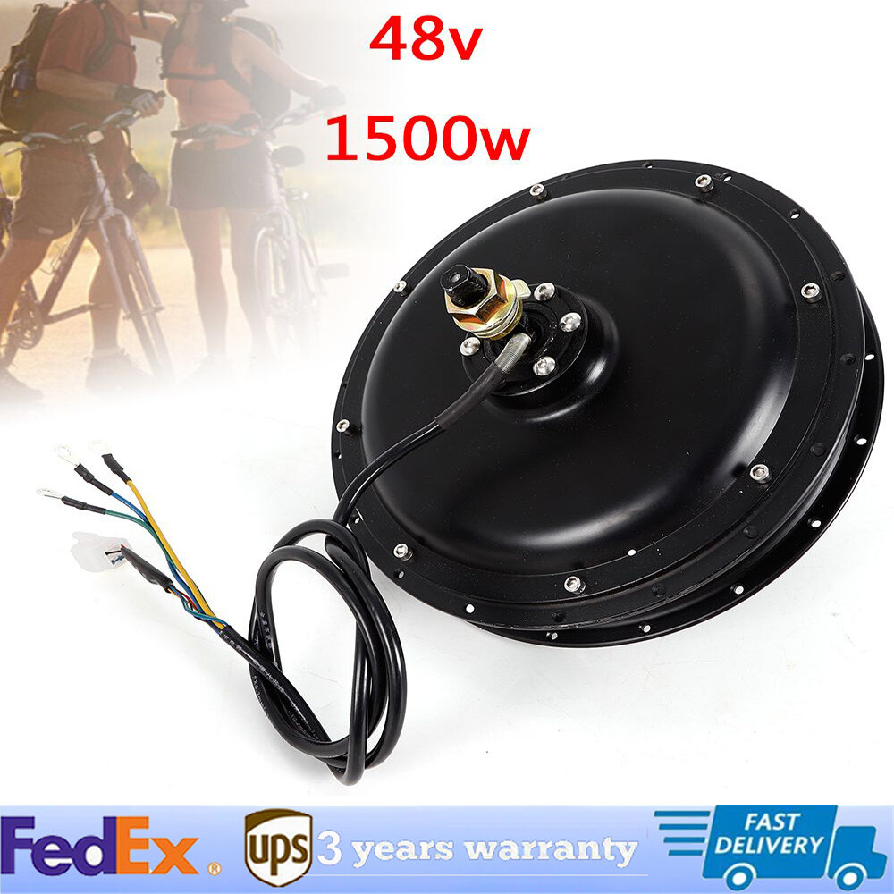 Bike Motor Rear Wheel Hub Motor Brushless Gearless 48V 1500 W Ebike Hub Motor