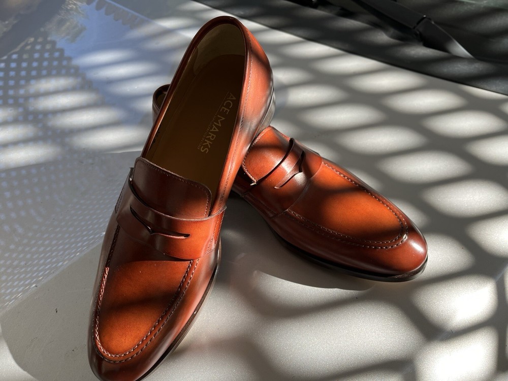 Ace Marks Greg Penny Loafers – Premium Leather Comfort & Style  -image