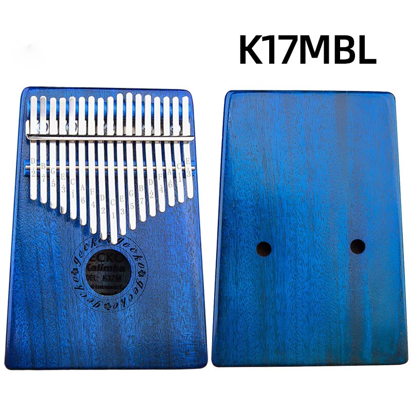 100% New EVA protective case and hammers. mahogany Kalimba 17-key thumb piano