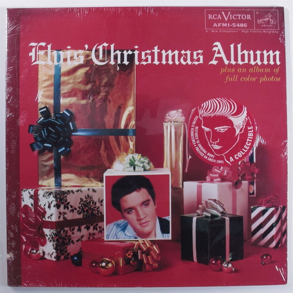 ELVIS PRESLEY Elvis' Christmas Album RCA LP mono 1985 reissue gatefold SEALED f