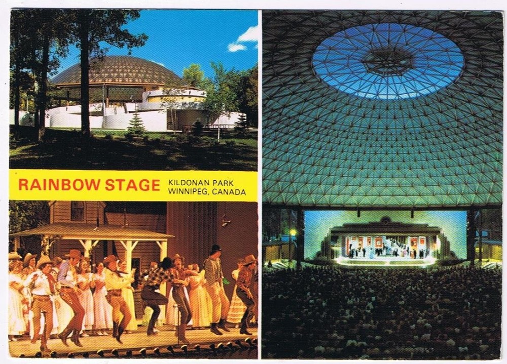 Manitoba Postcard Winnipeg Kildonan Park Rainbow Stage