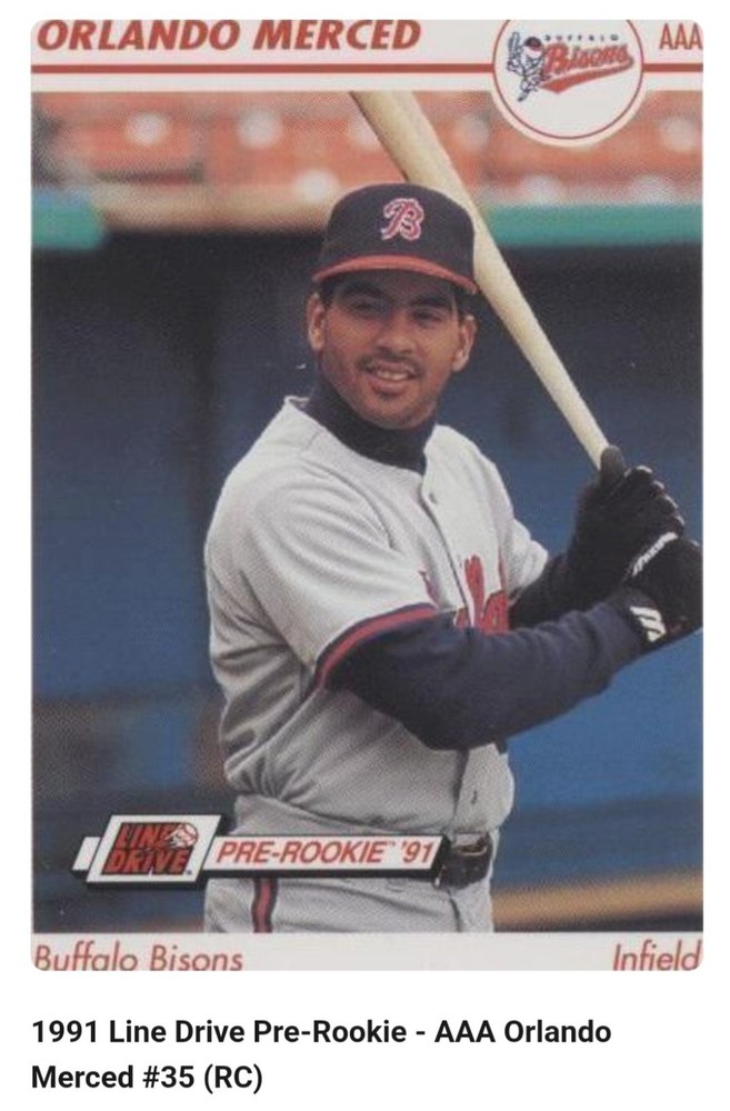 1991 Line Drive Pre-Rookie - AAA Orlando Merced #35 (RC)