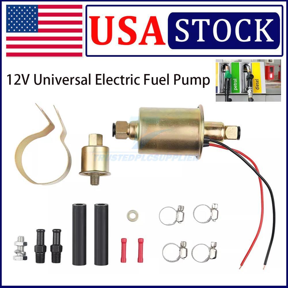 12V Universal Inline Low Pressure Electric Fuel Pump 5/16