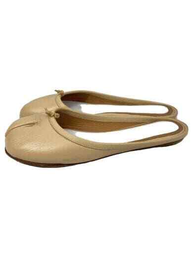 Maison Margiela Flat Pumps 36 Beg Leather S58Wx0004 FRh11