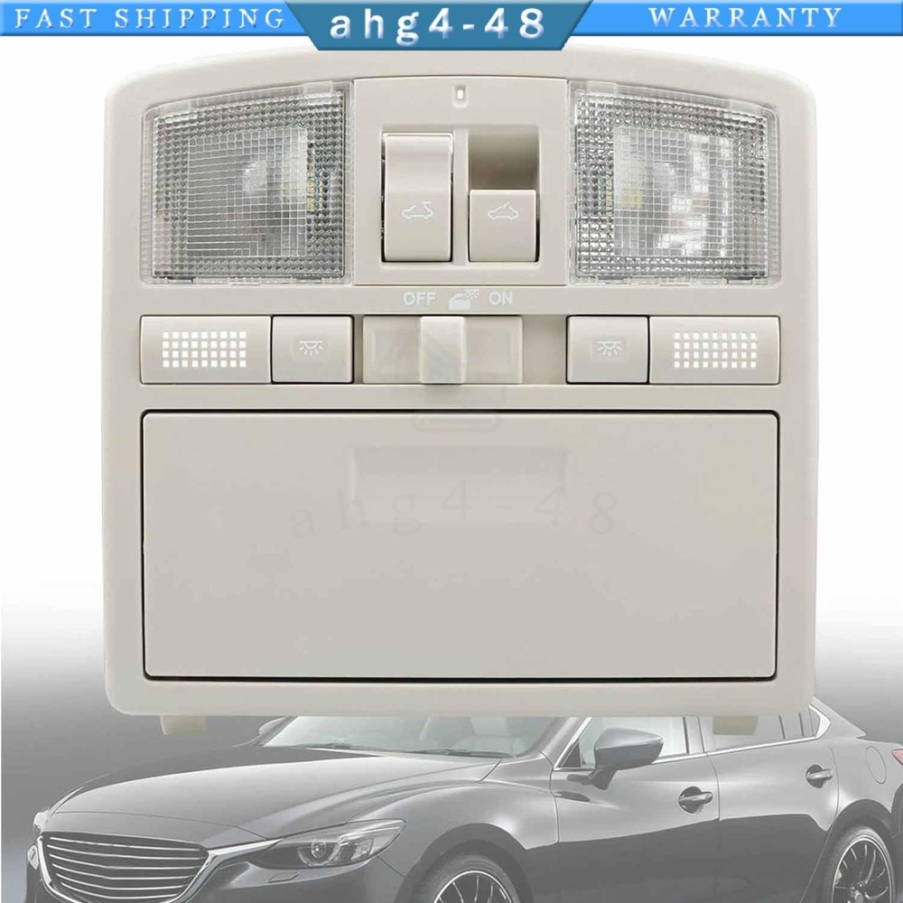 For Mazda 6 09-13 CX-9 10-15 Overhead Console Reading Light w/o Sunroof Switch