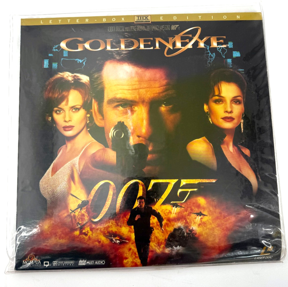 James Bond 007: GoldenEye LaserDisc - THX Letterbox Edition - Pierce Brosnan