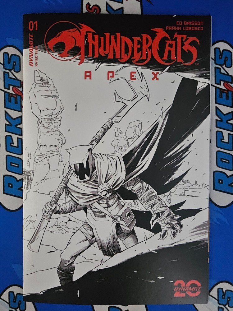 Thundercats Apex #1 Dynamite 2024 1:10 CVR N Shalvey Line Art Variant