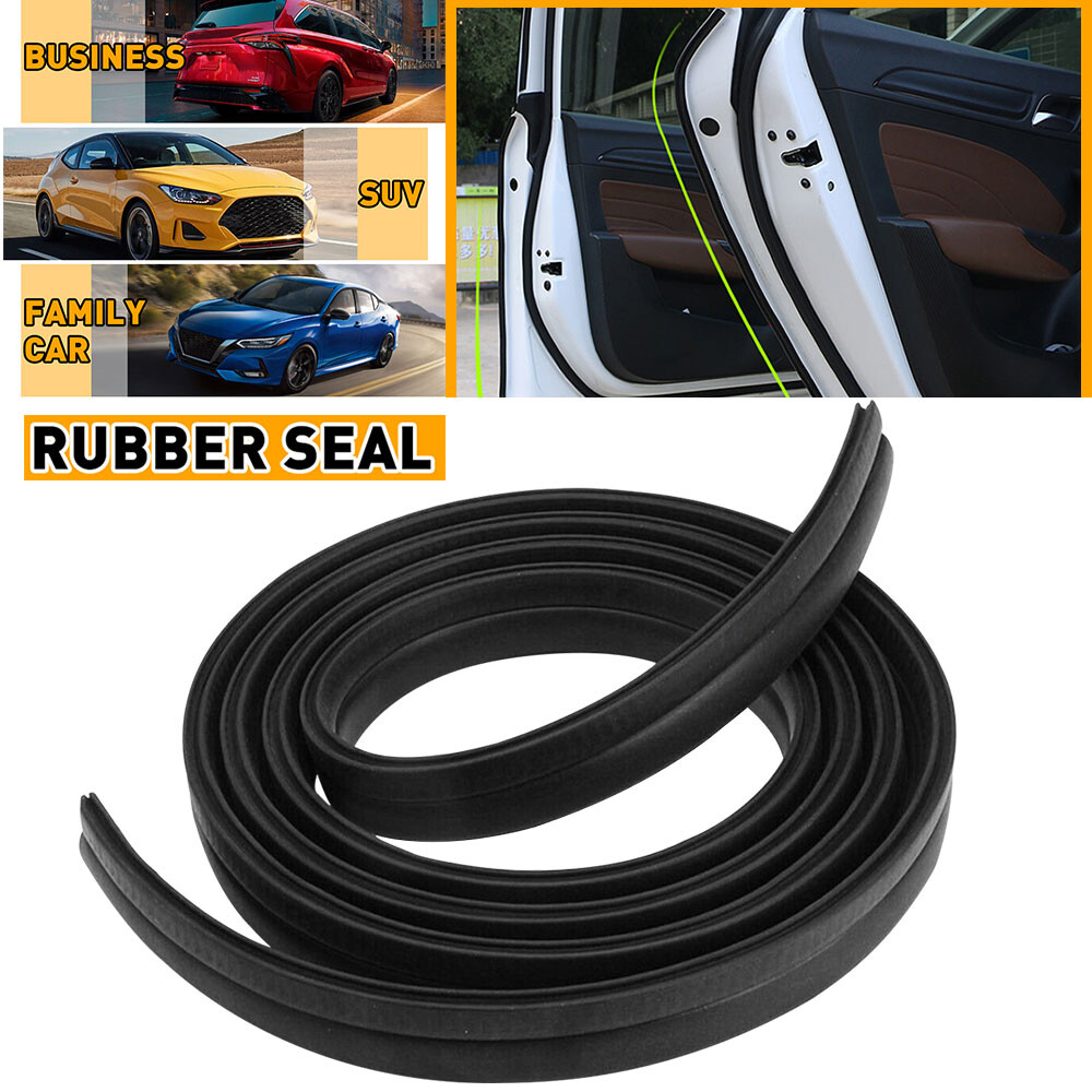 9.8FT Car Seal Rubber Trim Molding U Strip Door Edge Lock Protector All Weather