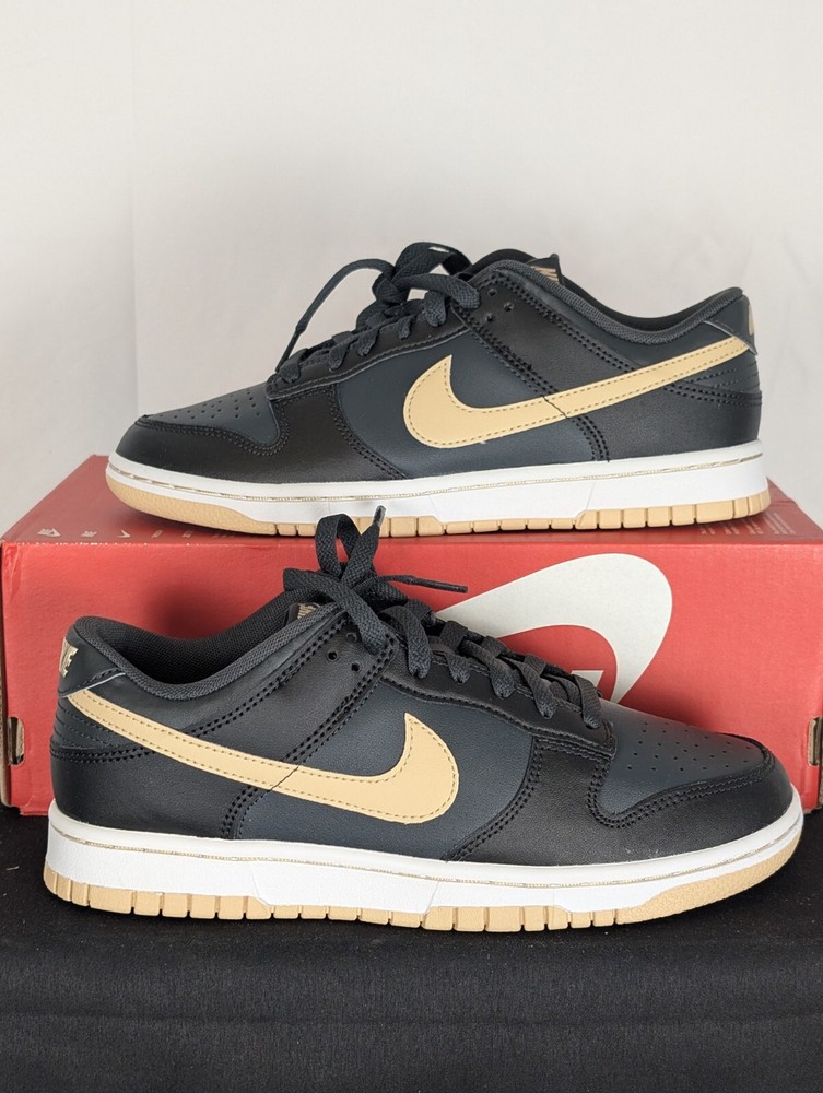 Size 7.5 - Nike Dunk Low Black Anthracite Sesame - DV0831-005