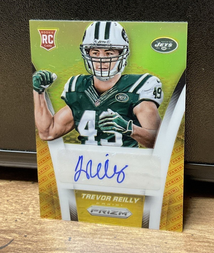 Trevor Reilly 2014 Panini Prizm Rookie Gold Auto /50 #Ar-Tr - New York Jets