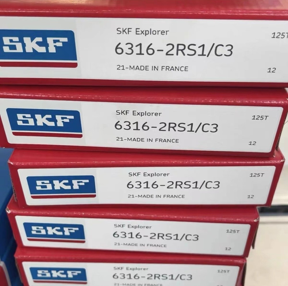 NEW SKF 6316-2RS1/C3 single row deep groove ball bearing 1PCS #NN