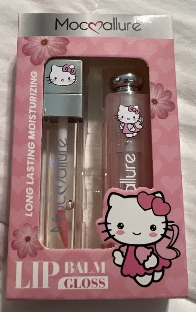 Cutest Ever Set - New in a box - Hello Kitty lip gloss/lip balm set New In Box