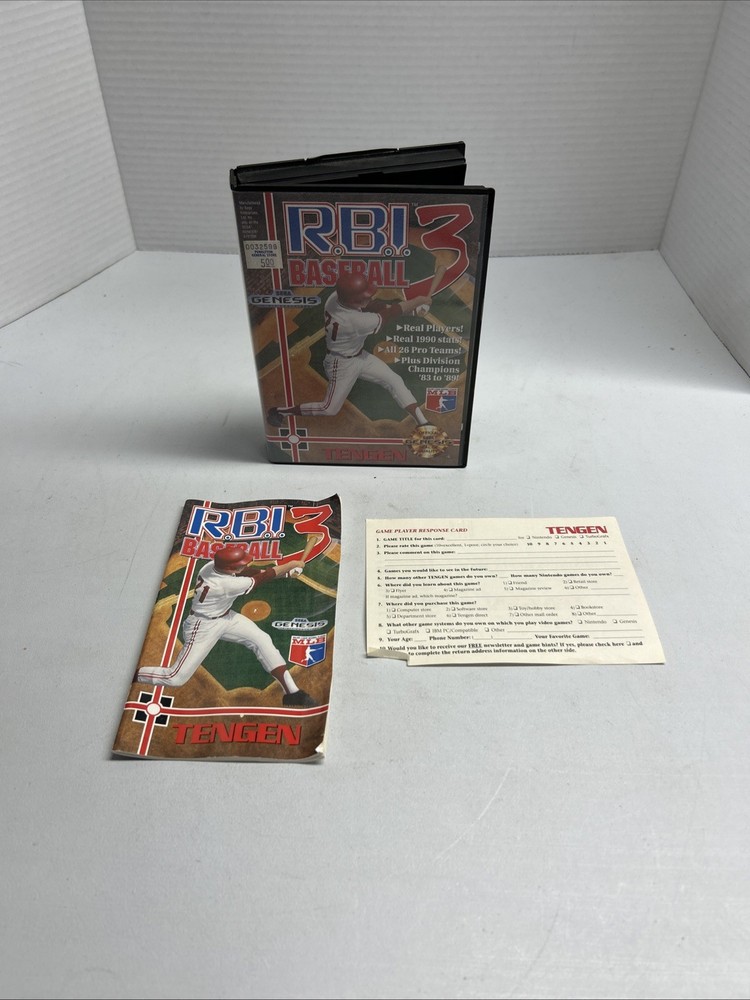 R.B.I. Baseball 3 CIB Tested Authentic
