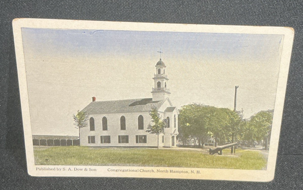 Vintage Postcard Congregational Church North Hampton New Hampshire NH