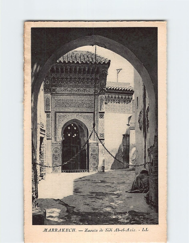 Postcard Zaouia de Sidi Ab el Aziz Marrakesh Morocco