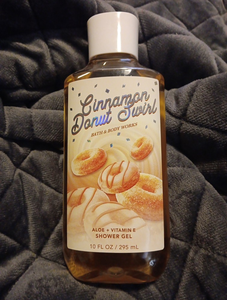 Bath & Body Works Cinnamon Donut Swirl Shower Gel NEW 10oz