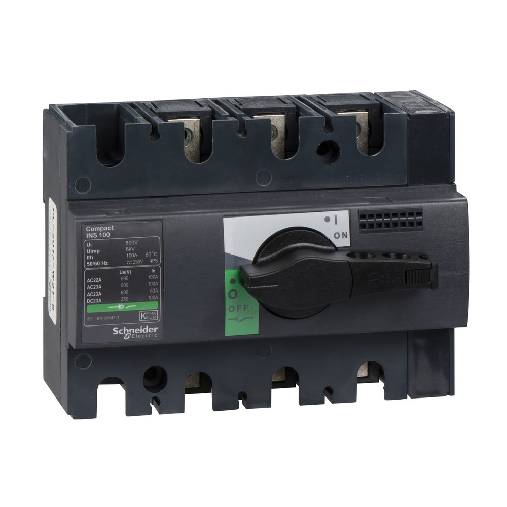 Schneider 28908 ISOLATOR SW 100A 3P  INS100