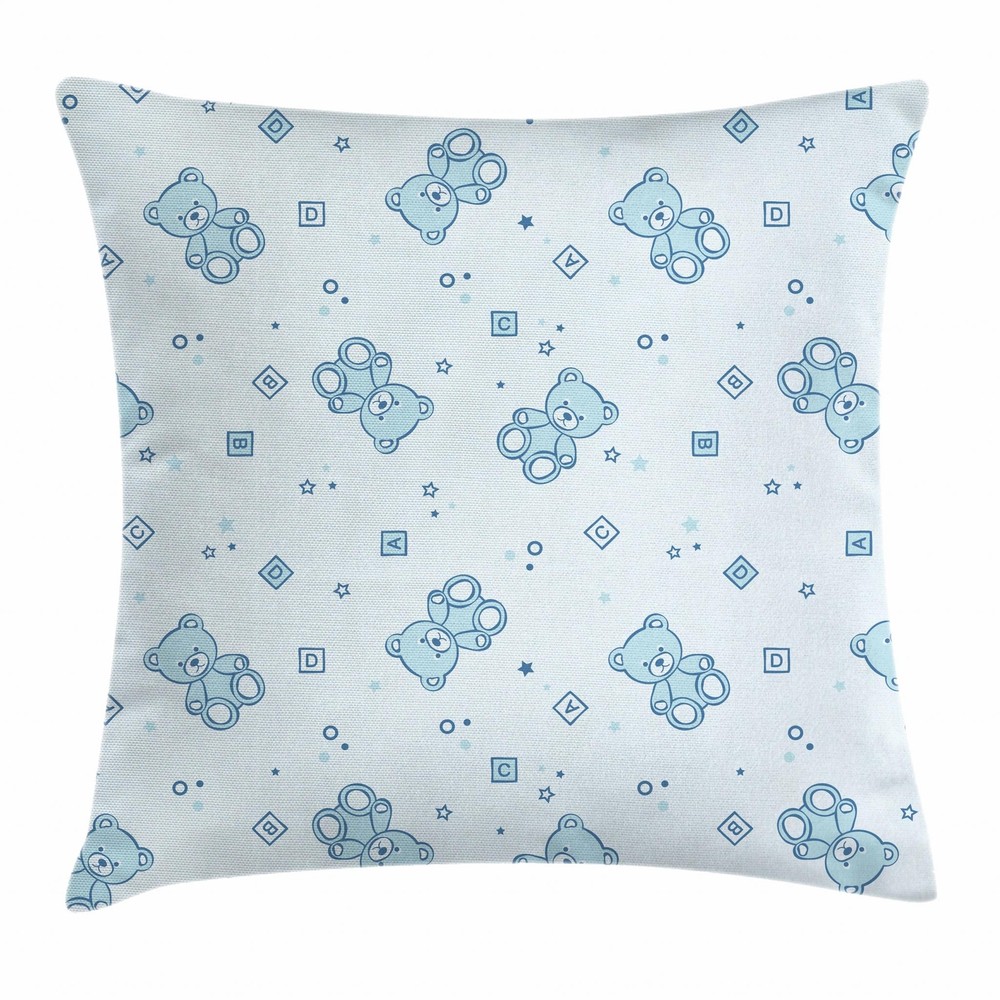 Nursery Cartoon Pillow Covers by Ambesonne in 8 Sizes for Home Decor