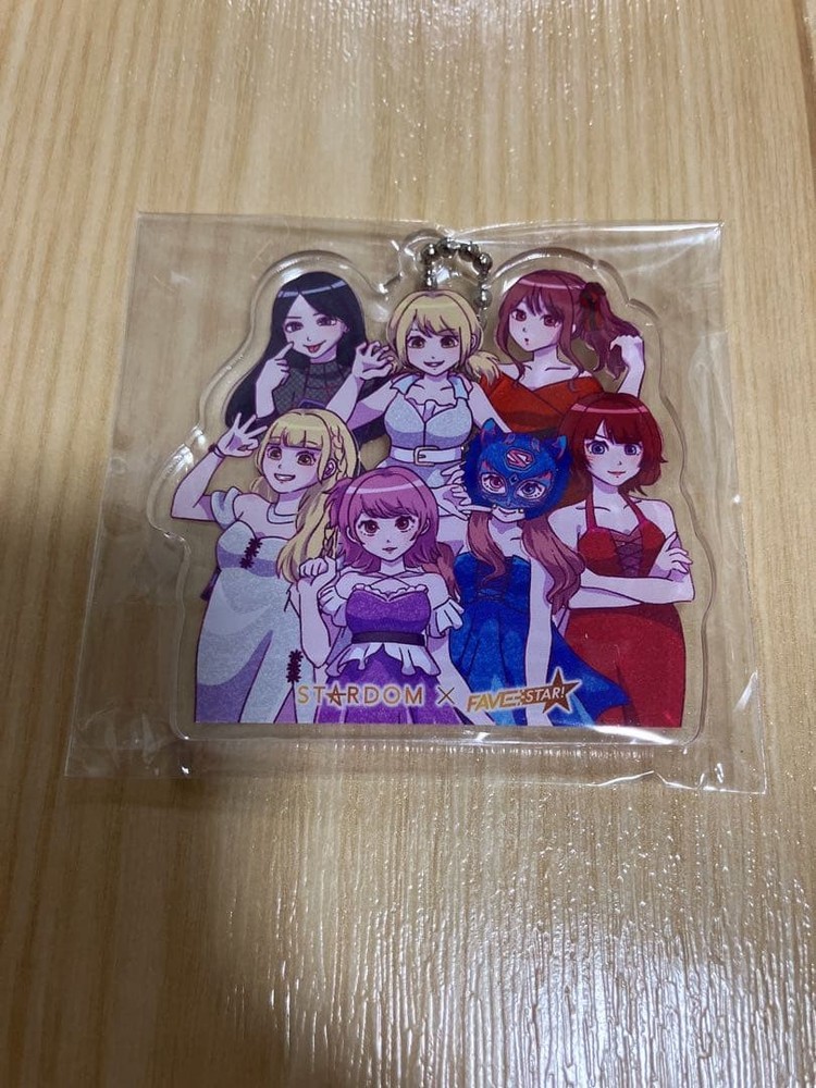 Stardom Acrylic Key Chain featuring Wrestlers Unopened Japan
