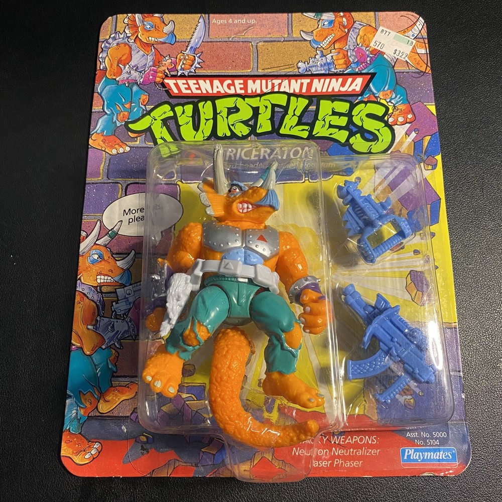 1990 Playmates Triceraton Teenage Mutant Ninja Turtles TMNT Sealed New