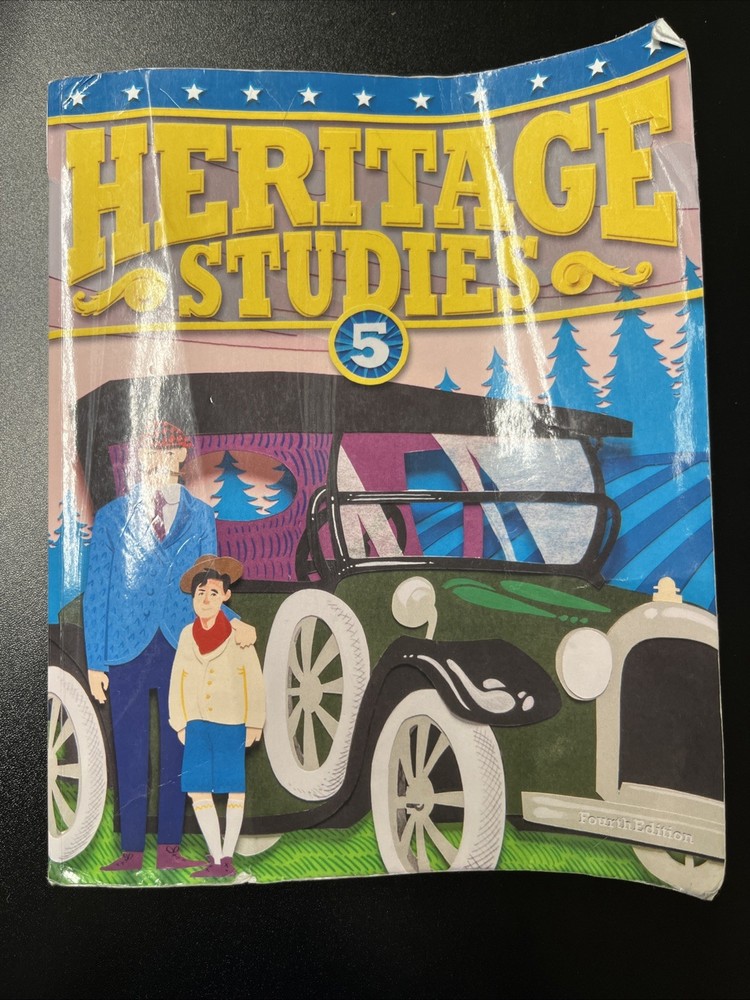 BJU Press Heritage Studies 5 Student Text Blank! 5th Grade. Fourth Edition.