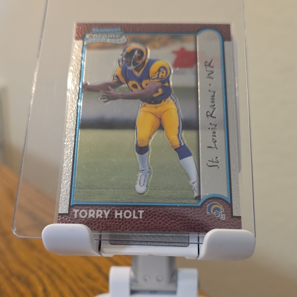 Topps 1999 Bowman Chrome Rookie #174 Torry Holt St. Louis Rams NFL Football