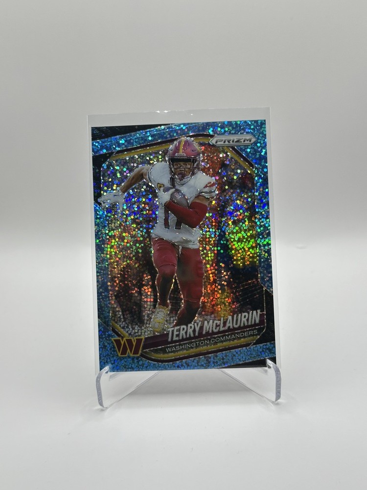 2025 Panini Prizm Sparkle Terry McLaurin Blue Prizm Washington Commanders /96
