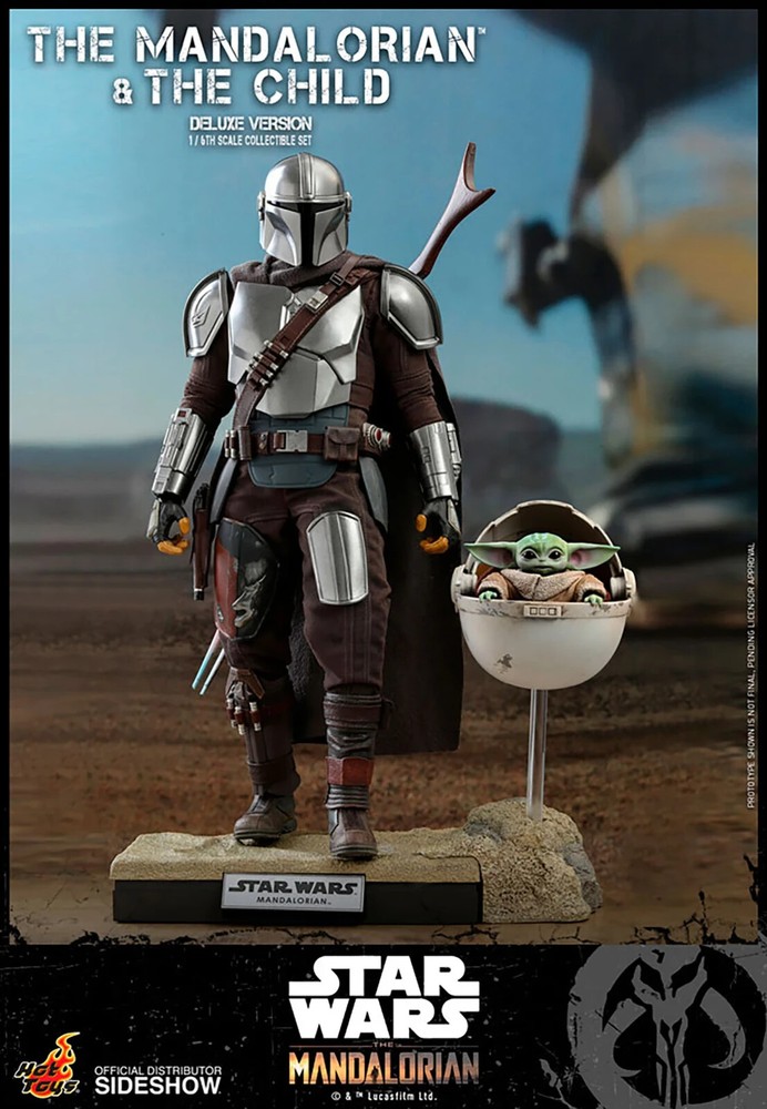 HOT TOYS STAR WARS THE MANDAORIAN AND THE CHILD DELUXE 1/6 ACTION FIGURE TOYS