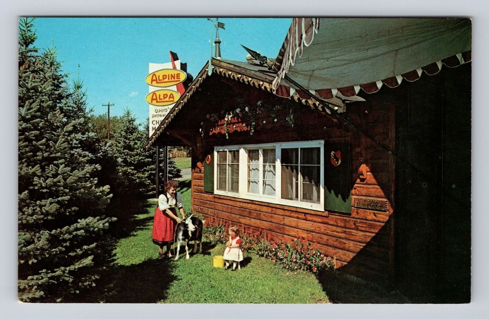 Wilmot OH-Ohio, Alpine-Alpa Chalet Cheese Store & Factory, Vintage Postcard