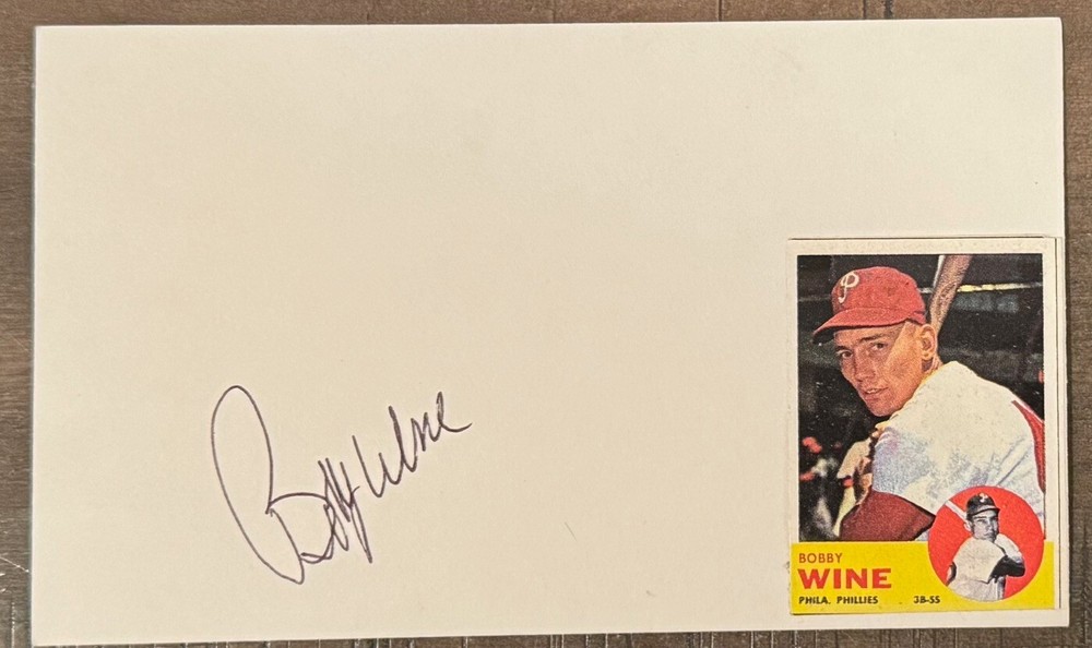 Bobby Wine Signed 3