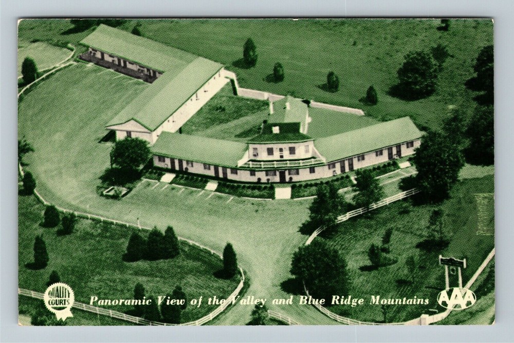 Charlottesville VA-Virginia Town And County Motor Lodge Vintage Postcard