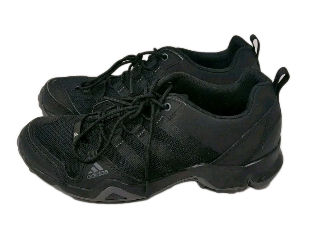 Adidas Terrex Men's Size 8 AX2S Black Grey Adiprene Traxion Hiking Trail Running