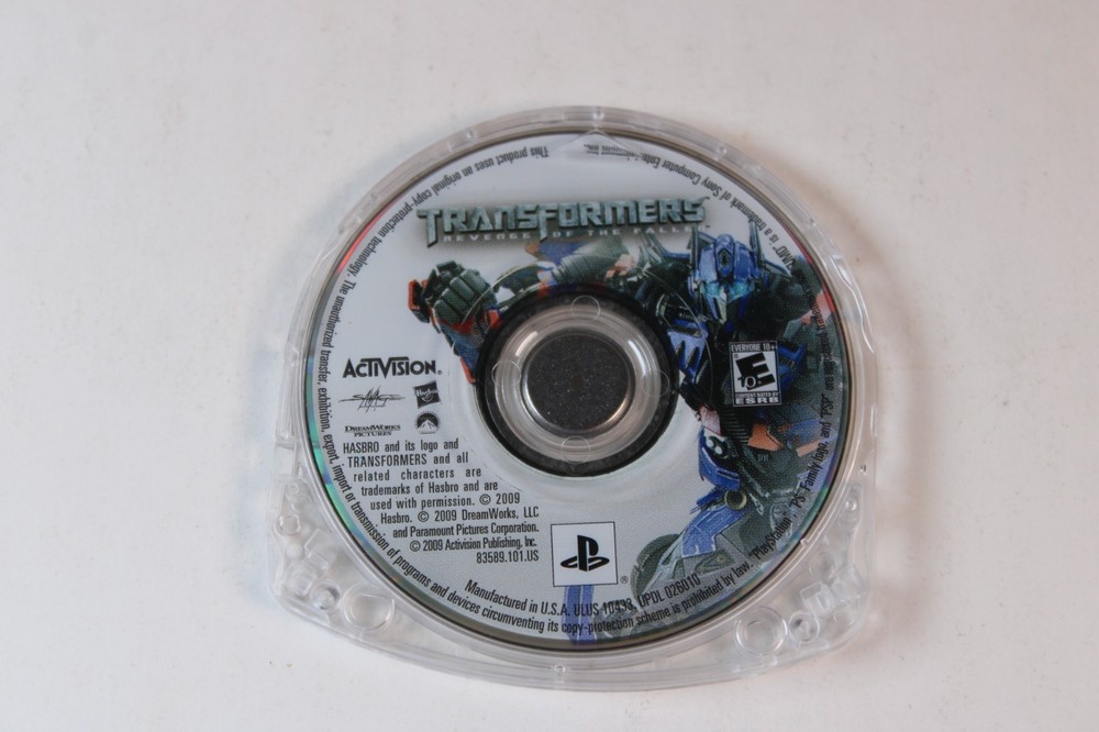 Transformers Revenge of the Fallen (Sony PSP) Game Only, Tested/Works