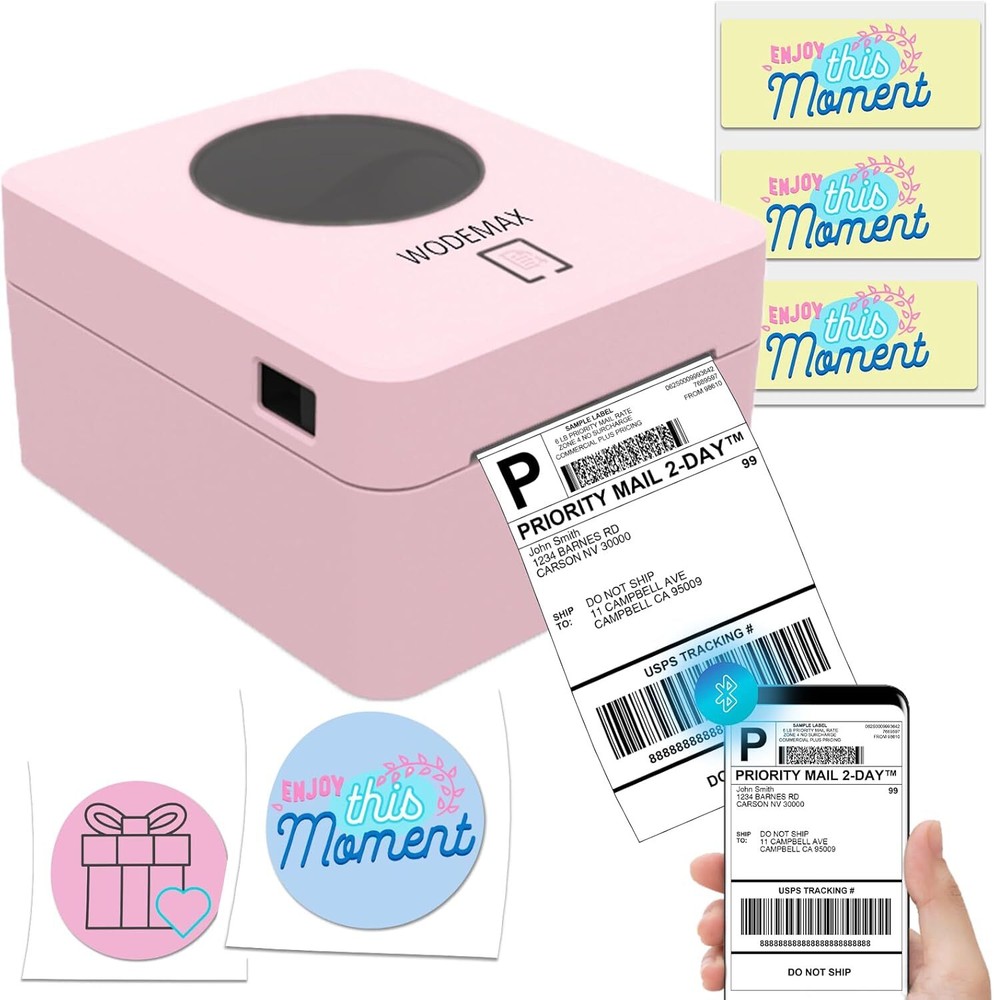 Bluetooth Thermal Shipping Label Printer for 4x6 Labels
